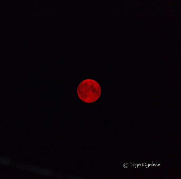 Full Red Moon - Kelowna Fires
