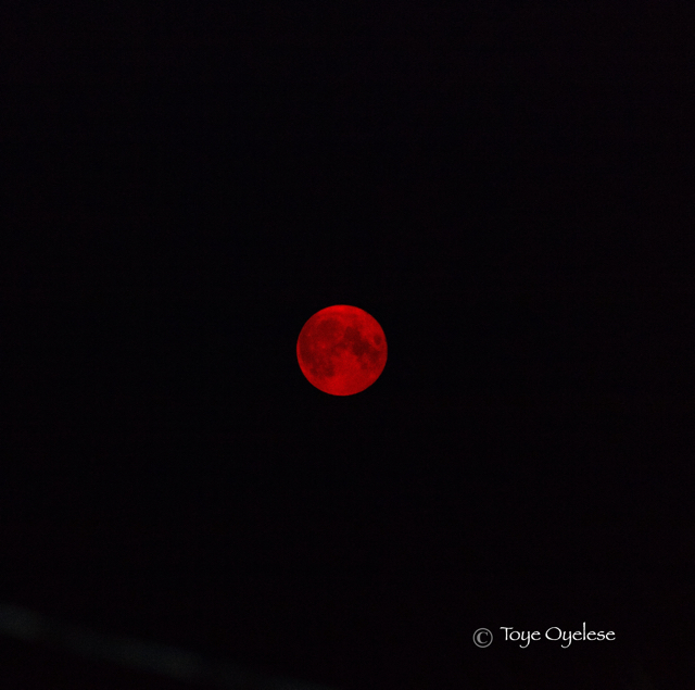 Full Red Moon - Kelowna Fires